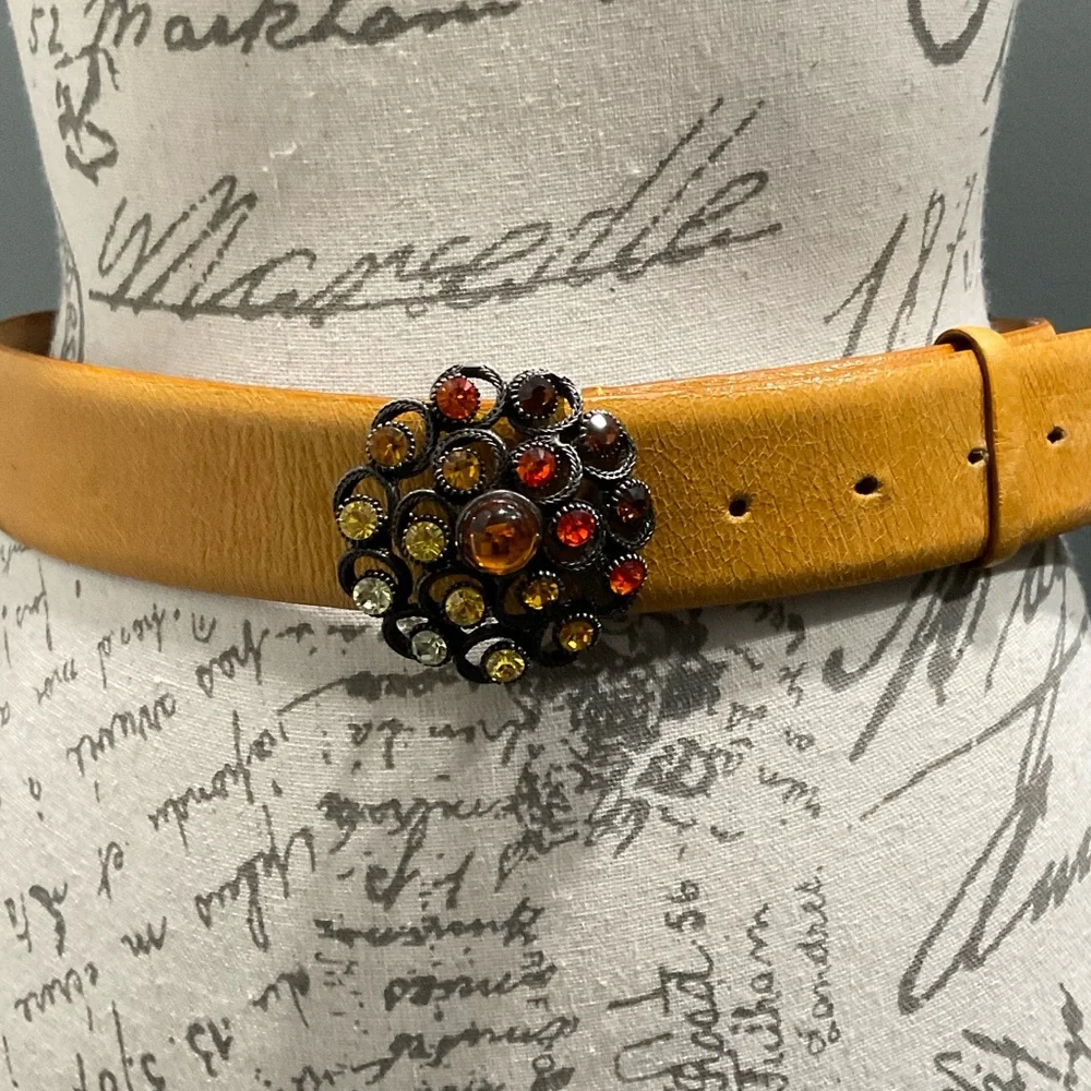 GUIDO ANGELOUI‎ ITALIAN MADE LEATHER BELT